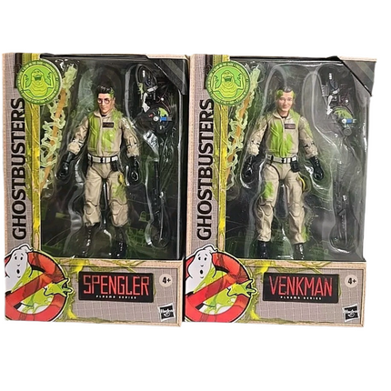 Cazafantasmas: Serie Plasma Brilla en la oscuridad Egon Spengler y Peter Venkman Set 2