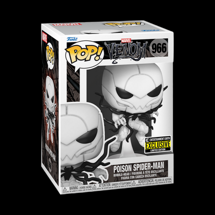 Funko Pop!: Spider-Man Venenoso n.° 966 (Exclusiva de Entertainment Earth, edición limitada)