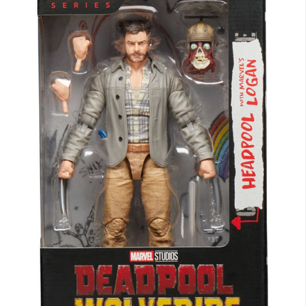 Figura de acción de Marvel Legends Headpool con Logan de 6 pulgadas