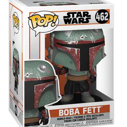 Figura cabezona de vinilo de Boba Fett de Star Wars: El Mandaloriano (Funko Pop!) n.° 462