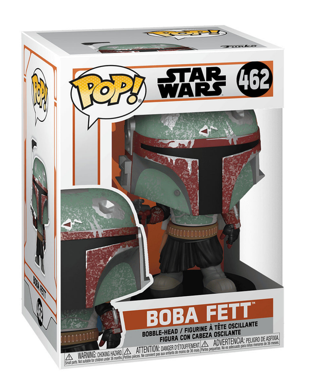 Figura cabezona de vinilo de Boba Fett de Star Wars: El Mandaloriano (Funko Pop!) n.° 462