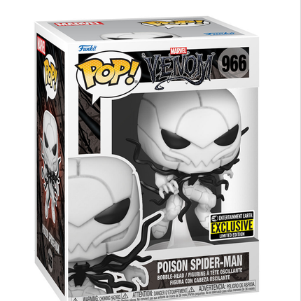 Funko Pop!: Spider-Man Venenoso n.° 966 (Exclusiva de Entertainment Earth, edición limitada)