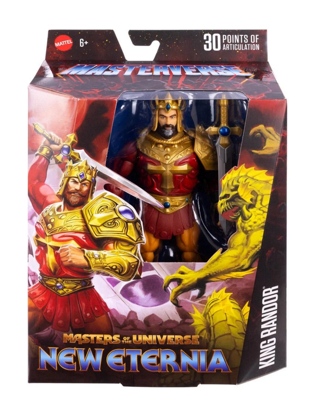 Figura de acción del Rey Randor de Masterverse, Ola 16 de Masterverse, Nueva Eternia