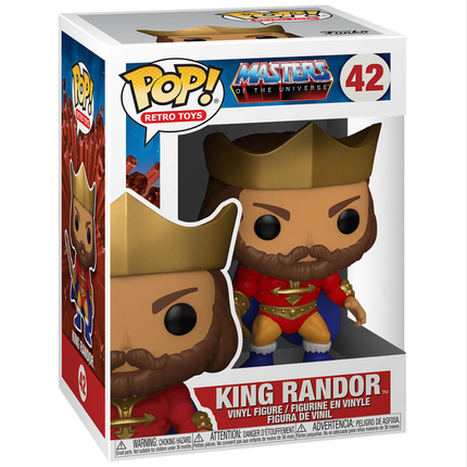 Figura de vinilo Funko POP! Retro Toys de Masters of the Universe: Rey Randor de 9,5 cm