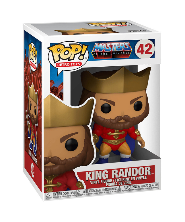 Figura de vinilo Funko POP! Retro Toys de Masters of the Universe: Rey Randor de 9,5 cm