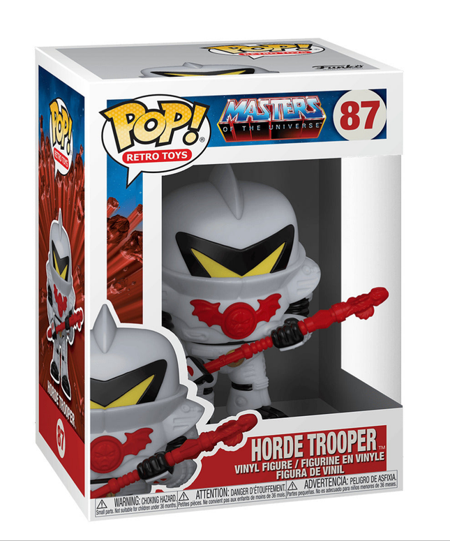 Figura de vinilo Funko POP! de Masters of the Universe Temporada 3 - HORDE TROOPER #87