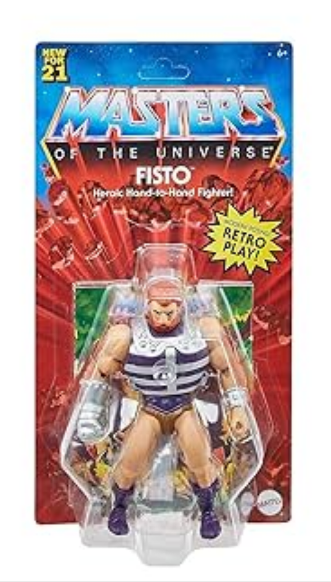 Figura de acción retro de Fisto: Orígenes de Masters of the Universe