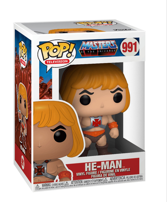 Figura de vinilo de He-Man de Funko Pop! Animation: Masters of the Universe
