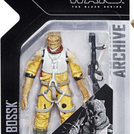 Figura de acción BOSSK de 6" de la serie negra del archivo de STAR WARS