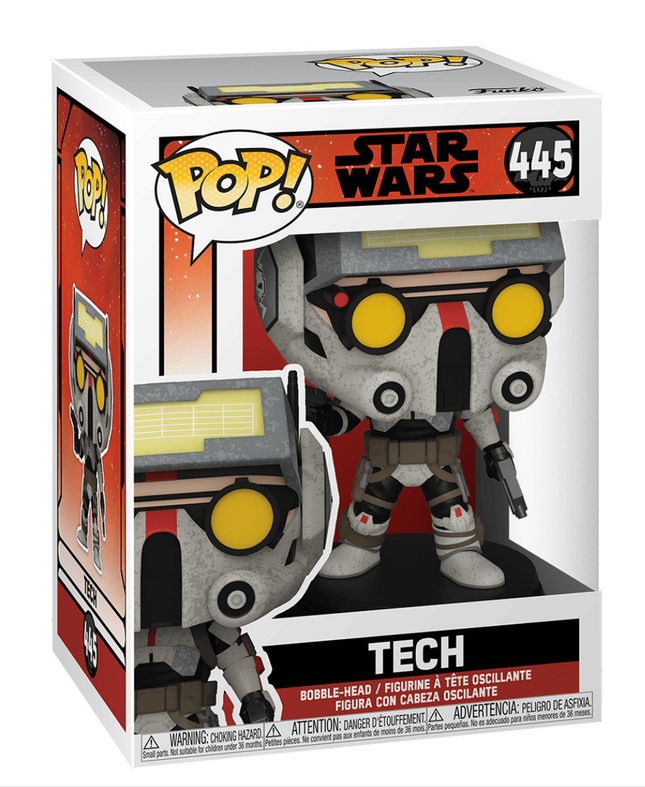 Figura de vinilo Funko POP! Star Wars: La Remesa Mala: Tech n.° 445