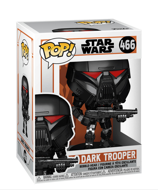 Funko POP Star Wars Dark Trooper #466 Vinilo Bobblehead The Mandalorian Nuevo