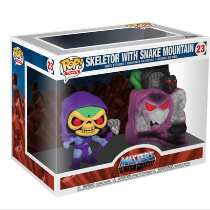 Juguetes retro Funko Pop! Town: Masters of the Universe - Skeletor con la Montaña Serpiente