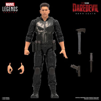 Figura de acción de Hasbro Marvel Legends Daredevil Born Again Punisher