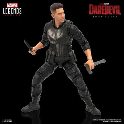 Figura de acción de Hasbro Marvel Legends Daredevil Born Again Punisher