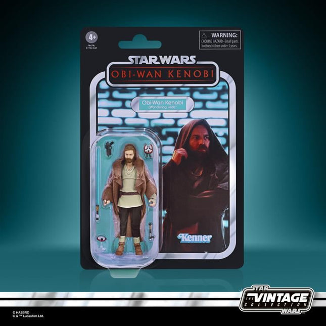 Figura de acción de Obi-Wan Kenobi, el Jedi errante de Star Wars The Vintage Collection