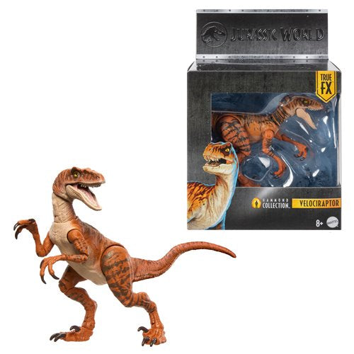 Figura de acción del tigre Velociraptor de la colección Hammond de Jurassic World