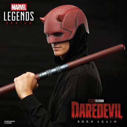 Réplicas de la máscara y los accesorios de Billy Club de Daredevil: Born Again de Marvel Legends