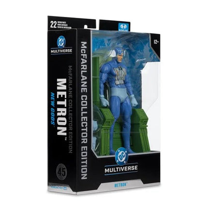 Figura de acción de Metron New Gods de DC McFarlane, edición de coleccionista, ola 12 n.° 45, escala de 7 pulgadas