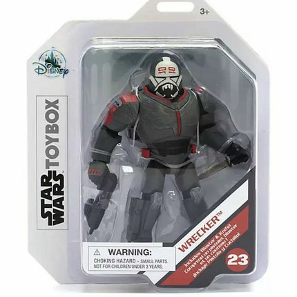 Figura de acción de Toybox de Disney Star Wars. Wrecker n.° 23. Exclusiva de Disney Store.