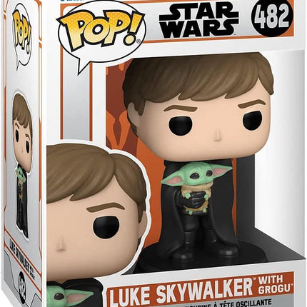 Figura Funko Pop! de Star Wars: Luke Skywalker con Grogu n.° 482