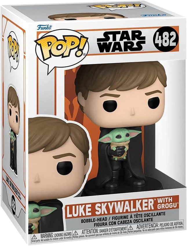 Figura Funko Pop! de Star Wars: Luke Skywalker con Grogu n.° 482