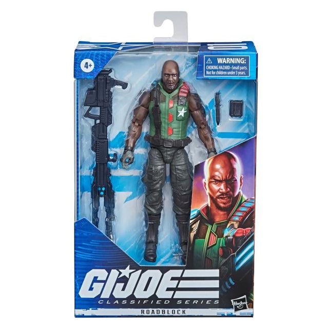 Figura de acción Roadblock de 6 pulgadas de la serie clasificada de GI Joe