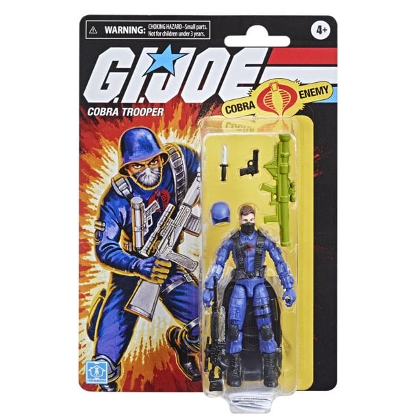 Figura de acción retro de GI Joe de Hasbro, COBRA TROOPER, 3,75 $, exclusiva de Walmart