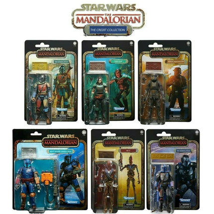 Colección de créditos Star Wars Black Series Mandalorian Lote de 6 figuras