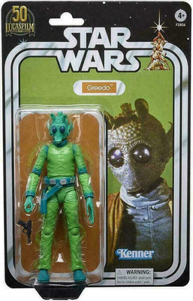 Figura de acción Greedo de 6 pulgadas de Hasbro Star Wars The Black Series, Lucasfilm 50.º aniversario