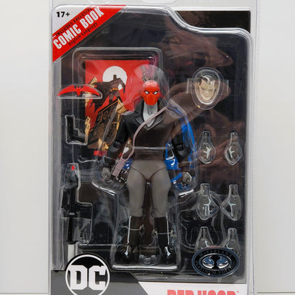 Figura de acción de McFarlane DC Page Punchers Red Hood de 15 cm (Edición Platino)