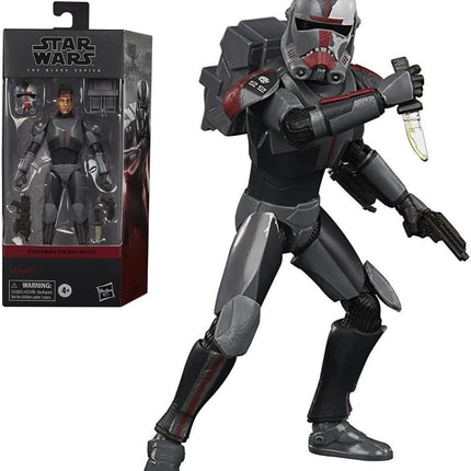 Figura de acción de Star Wars Hunter The Bad Batch Black Series de 6 pulgadas