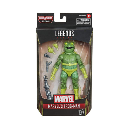 Figura de acción de Spider-Man Frog-Man de Marvel Legend de 6 pulgadas
