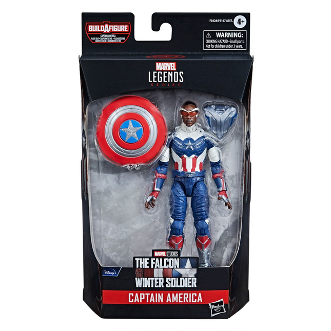 Figura de acción de Marvel Legends Capitán América Falcon Soldado del Invierno 6" Sam Wilson