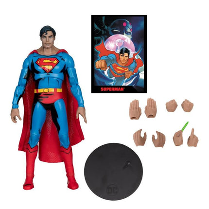 Figura de acción de Superman '78 de DC Page Punchers de 7" con cómic Edición Platino
