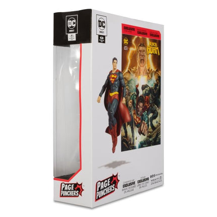 McFarlane Toys DC Multiverse Page Punchers Black Adam Superman con cómic