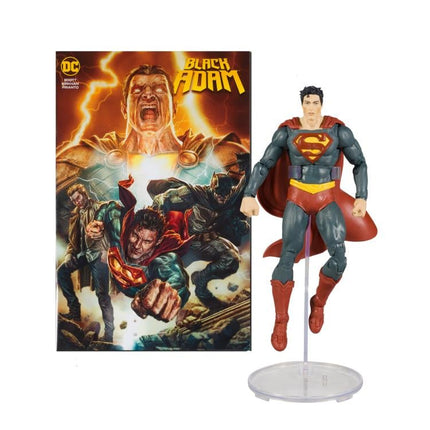 McFarlane Toys DC Multiverse Page Punchers Black Adam Superman con cómic