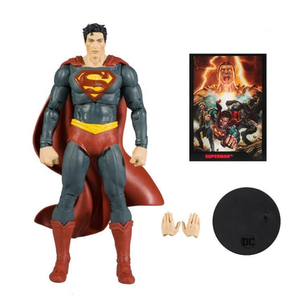 McFarlane Toys DC Multiverse Page Punchers Black Adam Superman con cómic