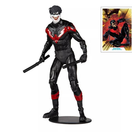 Figura de acción de McFarlane DC Multiverse Nightwing Joker: Muerte de la Familia (18 cm)