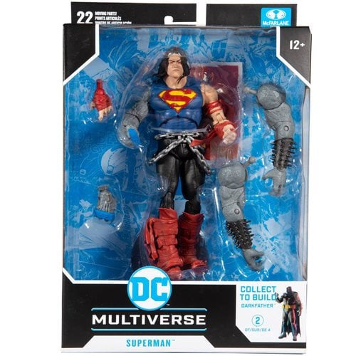 Figura de acción McFarlane DC Build-A Wave 4 Death Metal: Superman de 7 pulgadas -