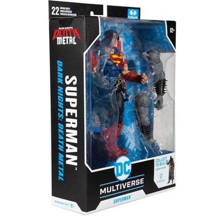 Figura de acción McFarlane DC Build-A Wave 4 Death Metal: Superman de 7 pulgadas -