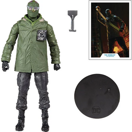 Figura de acción de 7 pulgadas de DC The Riddler: The Batman (Película)