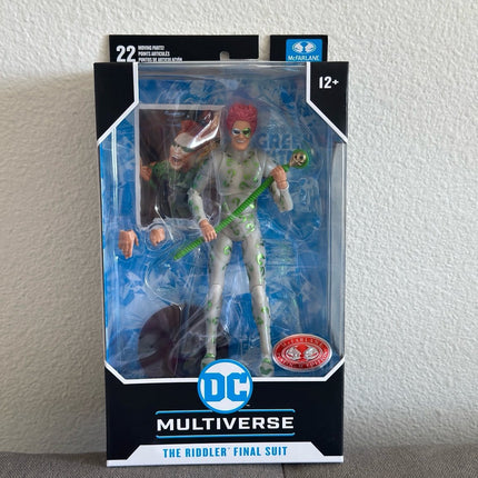 Batman Forever - Figura de Riddler con traje final (versión Chase) de DC Multiverse, 18 cm