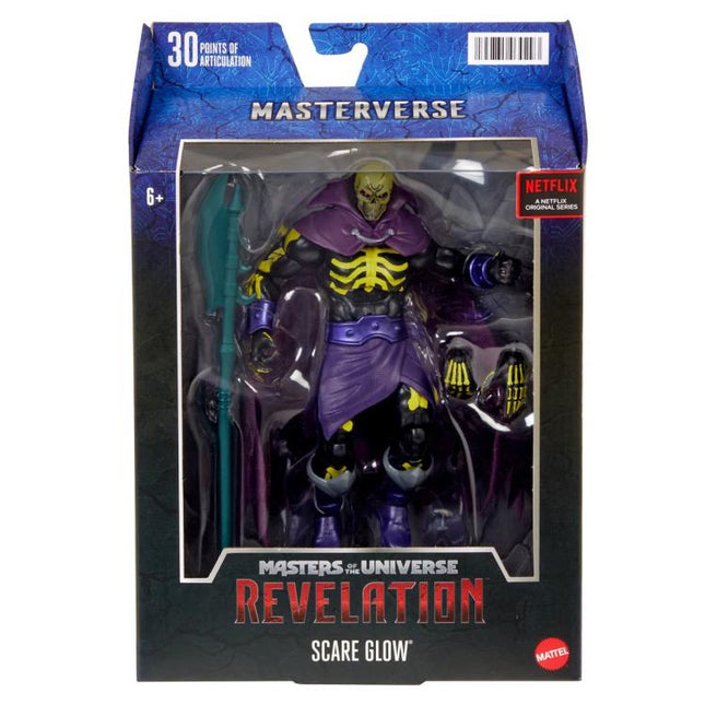 Figura de acción de 7” de Masterverse Revelation Scareglow de Masters of the Universe