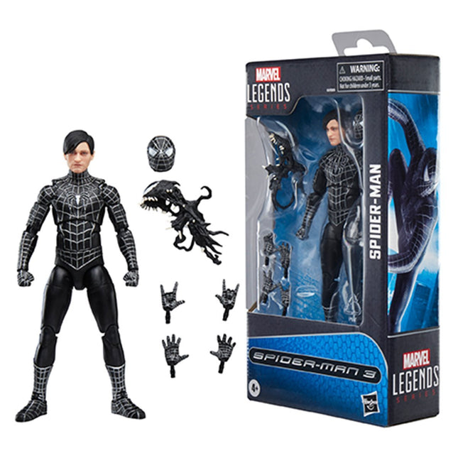 Figura de acción de 6" de Spider-Man 3 Symbiote de Marvel Legends