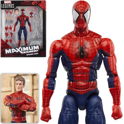 Figura de acción de Spider-Man de 6 pulgadas de Marvel Legends Maximum Series