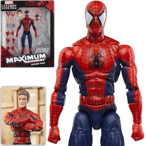 Figura de acción de Spider-Man de 6 pulgadas de Marvel Legends Maximum Series