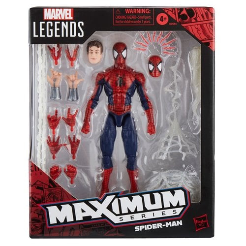 Figura de acción de Spider-Man de 6 pulgadas de Marvel Legends Maximum Series