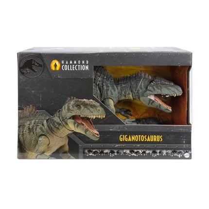 Figura de acción de giganotosaurio de la colección Hammond de Jurassic World