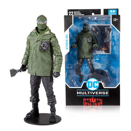 Figura de acción de 7 pulgadas de DC The Riddler: The Batman (Película)