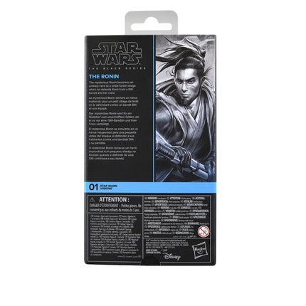 Figura de acción de Star Wars The Black Series The Ronin de 6 pulgadas